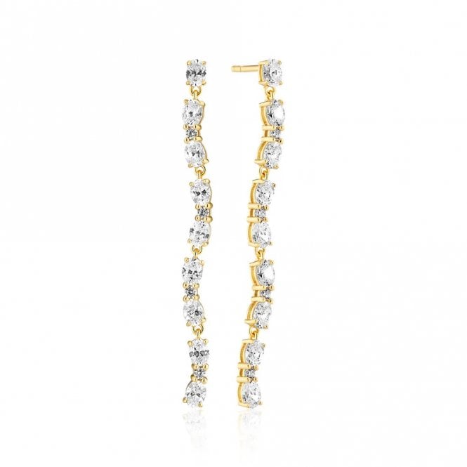 Sif Jakobs Ellera Ovale Tredici Earrings SJ-E2419-CZ-YG