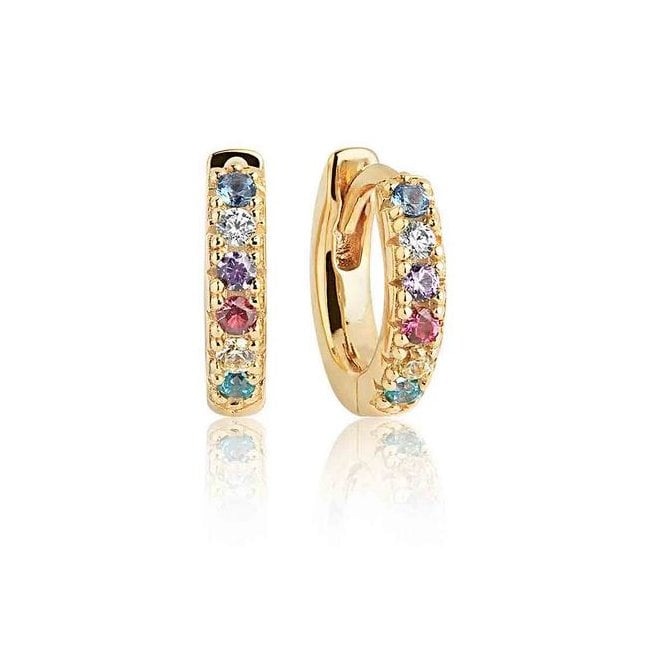 Sif Jakobs Ellera Piccolo 18k Gold Plated Earrings SJ-E1066-XCZ 