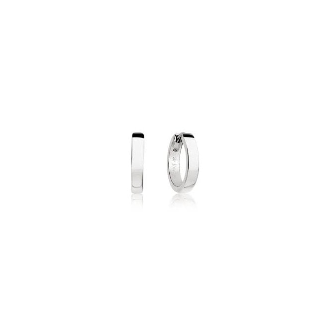 Sif Jakobs Ellera Silver Planura Hoop Earrings SJ-E12018-SS 