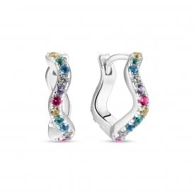 ELLERA WAVES MEDIO MULTI HOOP EARRINGS SJ-E3859-XCZ