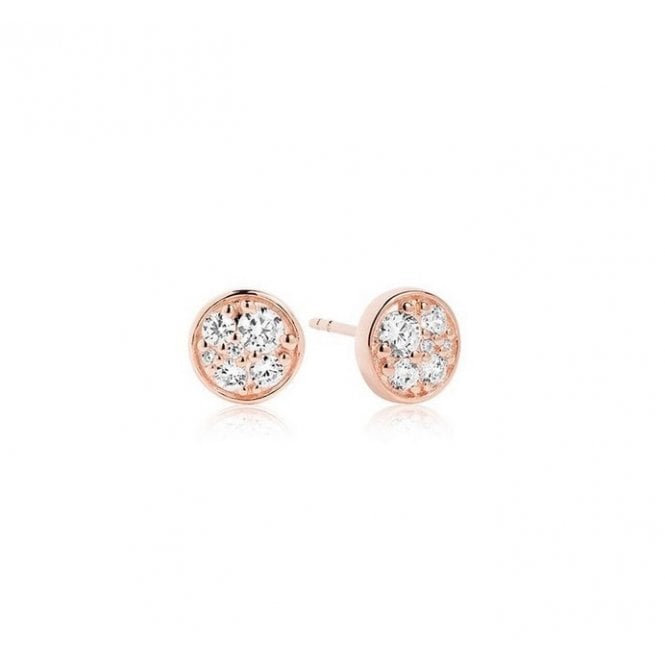 Sif Jakobs Novara Piccolo Rose Gold Plated Earrings SJ-E1055-CZ(RG)