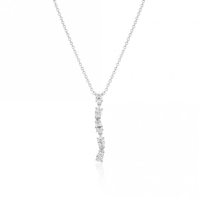 Sif Jakobs Ovale Lungo Necklace SJ-N2421-CZ