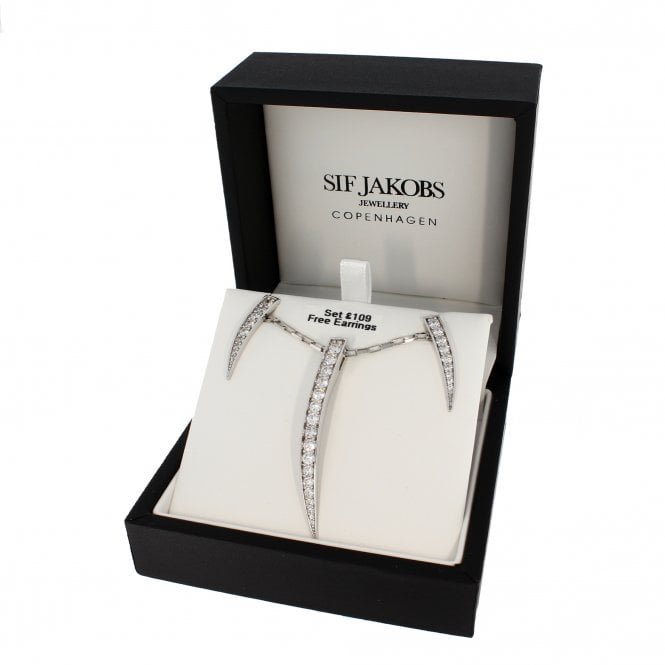 Sif Jakobs Pila Grande Earrings & Necklace Set 