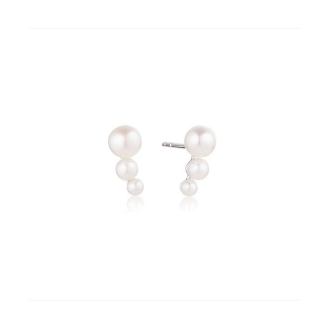 Sif Jakobs Ponza Tre Pearls Stud Earrings E12370-P
