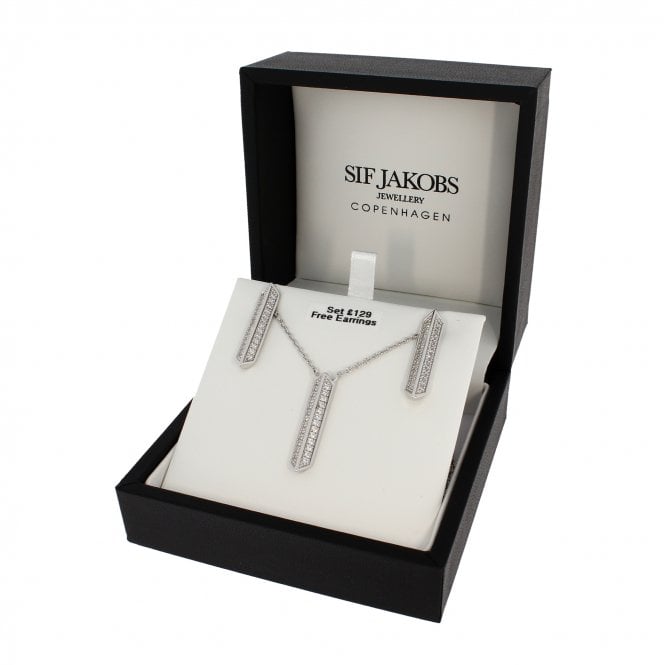 Sif Jakobs Trapani Earrings & Necklace Set 