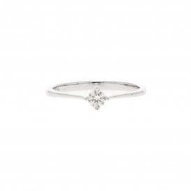 0.15ct Diamond 9ct White Gold