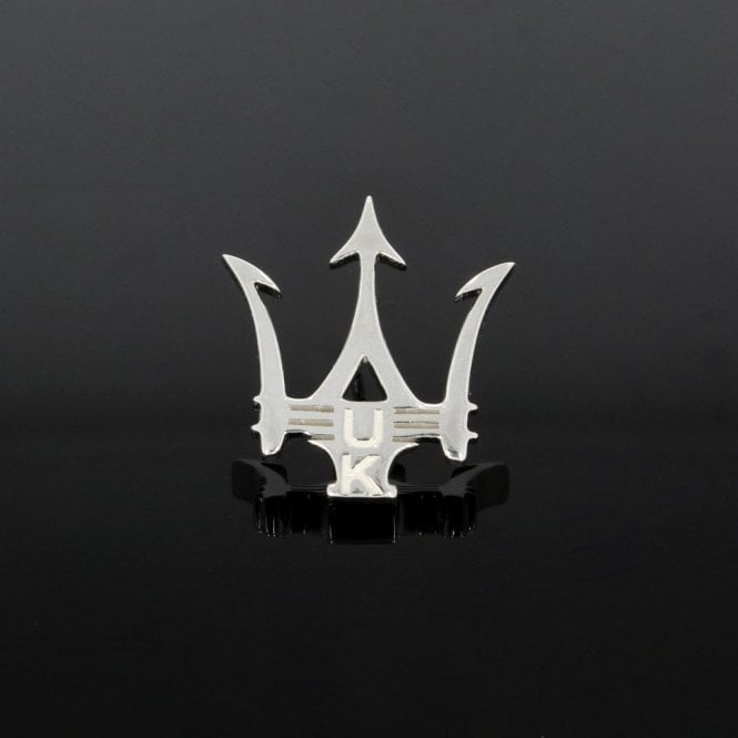 Trident Sterling Silver UK Lapel / Tie Pin