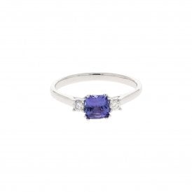 0.12 Carat G - H Colour SI1 Clarity 9ct White Gold Diamond Ring