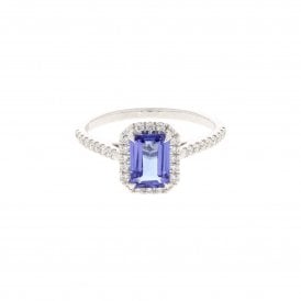 0.31 Carat G - H Colour SI1 Clarity 9ct White Gold Ring