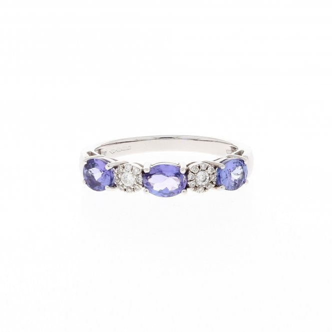 Tanzanite 18ct White Gold Ring