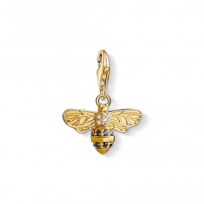 Thomas Sabo Bee Yellow Gold Plated Charm 1449-414-39 