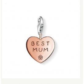 Best Mum Charm Rose Gold 0972-415-12 
