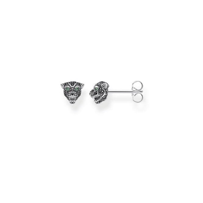 Thomas Sabo Black Cat Stud Earrings H2110-845-11 