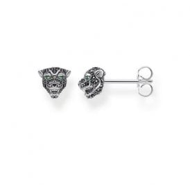 Black Cat Stud Earrings H2110-845-11 