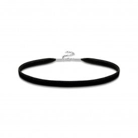 Black Choker Necklace KE1728-331-11-L36 