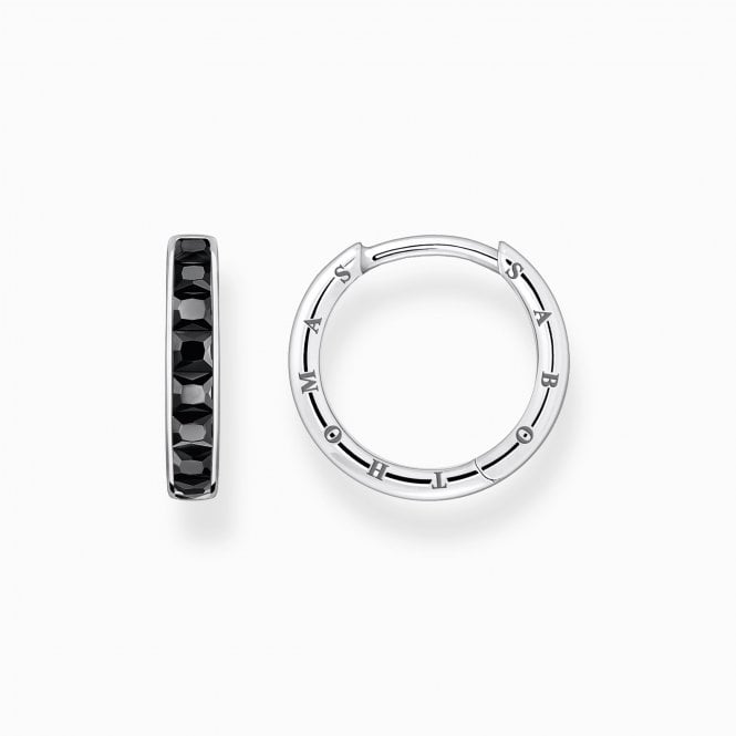 Thomas Sabo BLACK PAVE HOOPS (CR668-643-11)