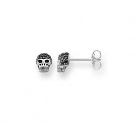 Black Skull Stud H1772-051-11