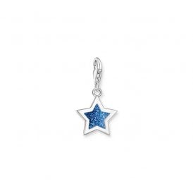 BLUE GLITTER STAR 2055-007-32