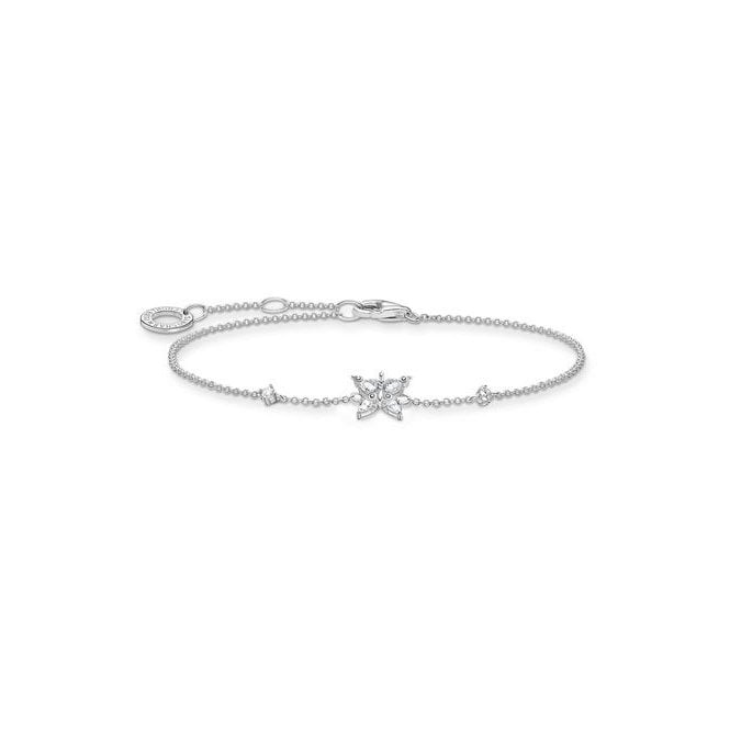 Thomas Sabo Butterfly Bracelet Silver & Cubic Zirconia A2028-051-14