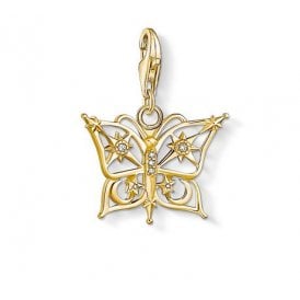 Butterfly Moon & Star Charm 1853-414-14 