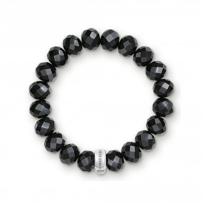 Thomas Sabo Charm Bracelet Obsidian Small X0035-023-11-S 