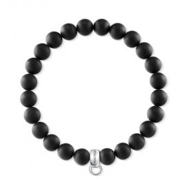 Charm Bracelet Obsidian X0219-023-11