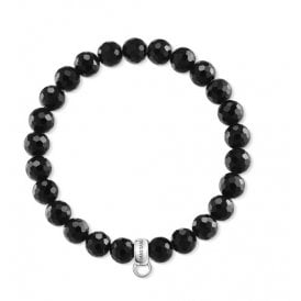 Charm Bracelet Obsidian X0220-840-11