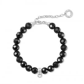 Charm Bracelet Obsidian X0226-840-11