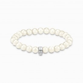 Charm Bracelet with Freshwater Cultured Pearls X0293-082-14-L17
