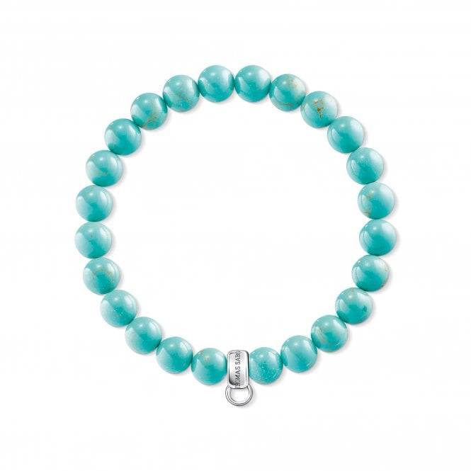 Thomas Sabo Charm Braclet Turquoise 16.5cm X0213-404-17