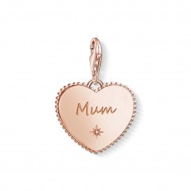 Charm Pendant Heart Mum Rose Gold 1688-416-40