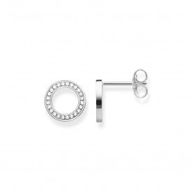 Circle Stud Earrings H1947-051-14 