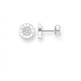 Clasic Pave Stud White CZ H1547-051-14