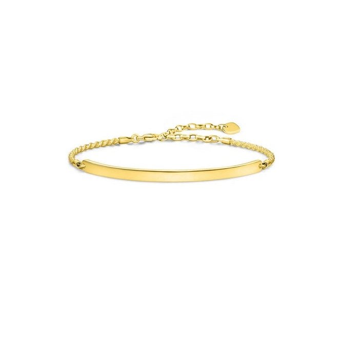 Thomas Sabo Classic Bracelet Yellow Gold Plated LBA0008-413-12