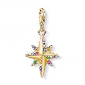 Coloured Star Gold Plated Star 1816-488-7