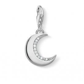 Cresent Moon Silver Charm 1501-051-14
