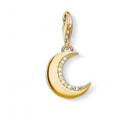 Cresent Moon Yellow Gold Plated Charm 1500-414-14