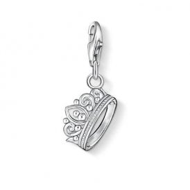 Crown Silver Charm 1011-001-12