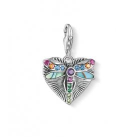 Dragonfly Heart Silver Charm 1811-964-7 