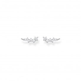 Ear Climbers White Stone H2157-051-14