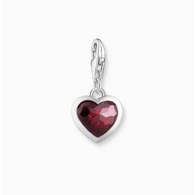 Garnet Red Heart Shaped CZ 2094-699-10