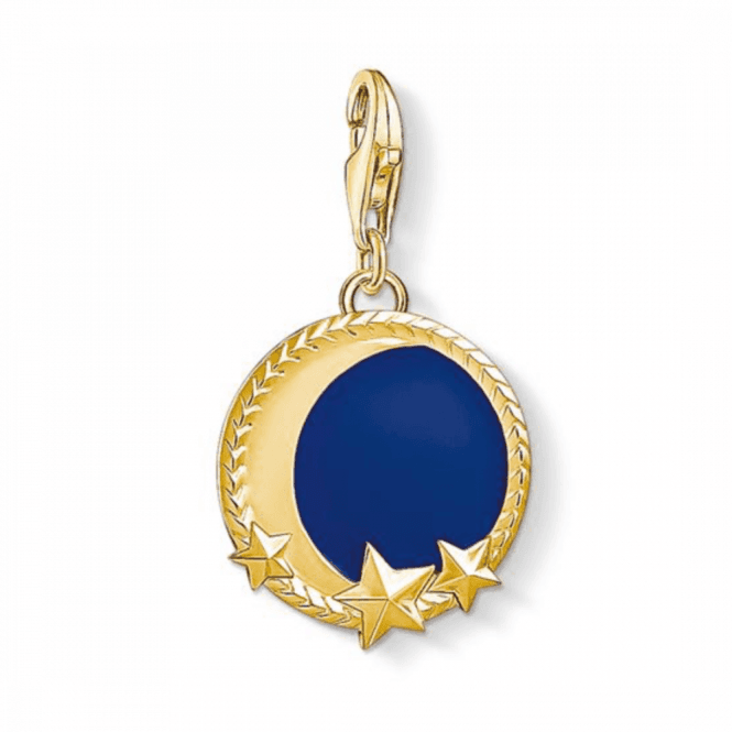 Thomas Sabo Gold Coloured Moon & Stars Charm