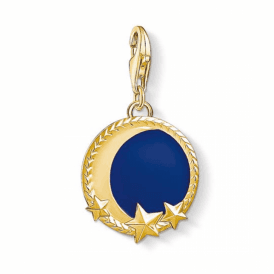 Gold Coloured Moon & Stars Charm