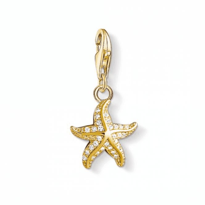Thomas Sabo Gold Coloured Starfish Charm