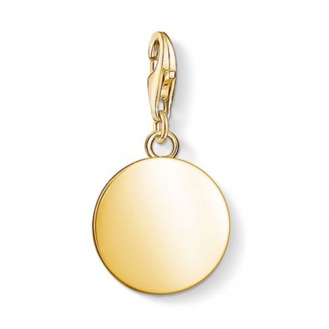 Thomas Sabo Gold Plated Disc Charm