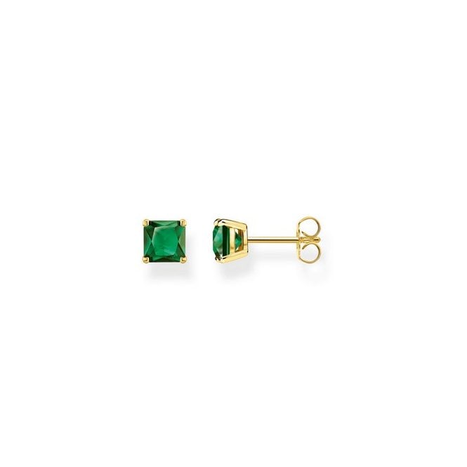 Thomas Sabo Green Stud Earrings H2174-472-6 