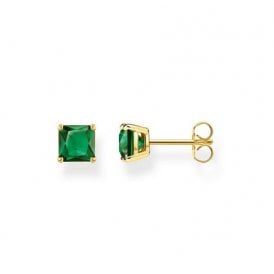 Green Stud Earrings H2174-472-6 