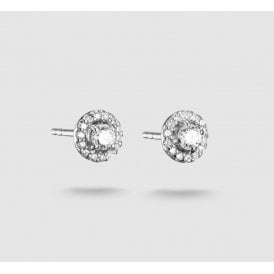 HALO CZ STUD EARRINGS H2372-051-14