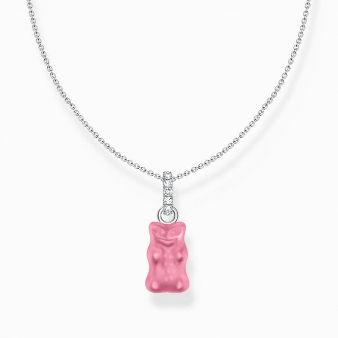 Thomas Sabo Haribo Necklace Pink Goldbears Pendant with Zirconia KE2209-052-9-L45