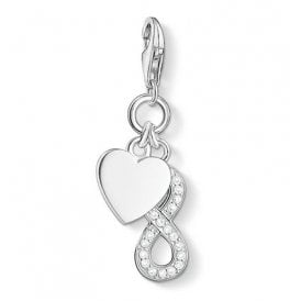Heart Infinity Silver Charm 1248-051-14